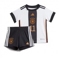 Echipament fotbal Germania Mario Gotze #11 Tricou Acasa Mondial 2022 pentru copii maneca scurta (+ Pantaloni scurti)